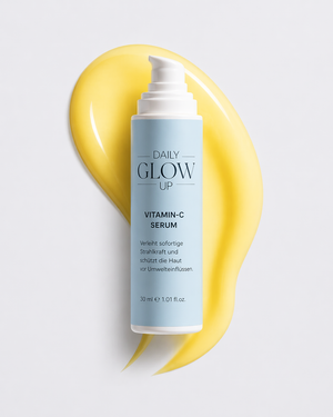 Daily Glow Up Vitamin C Serum als zweiter Schritt der Daily Routine für mehr Strahlkraft.