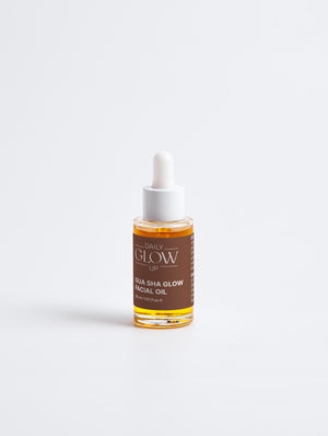 Daily Glow Up Gua Sha Glow Facial Oil für eine gepflegte und strahlende Gesichtspflege.